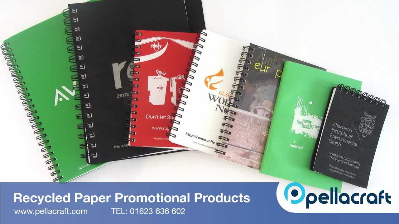 Promotional Products Made From Recycled Paper