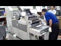 Two color printing, Numbering and Collating machine