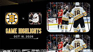 Game Highlights: Boston Bruins at Anaheim Ducks screenshot 2