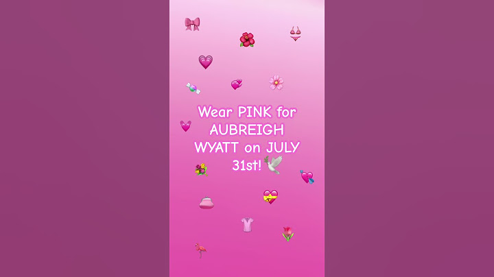 Wear 👚PINK👚 for Aubreigh Wyatt On July 31st! 🕊️ #shorts #llaw #aubreighwyatt