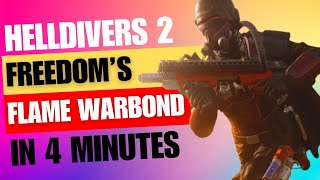 Freedom's Flame Warbond in 5 Minutes | Helldivers 2