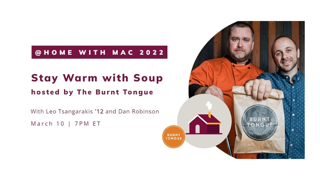 Image for Stay Warm With Soup | Hosted by the Burnt Tongue webinar