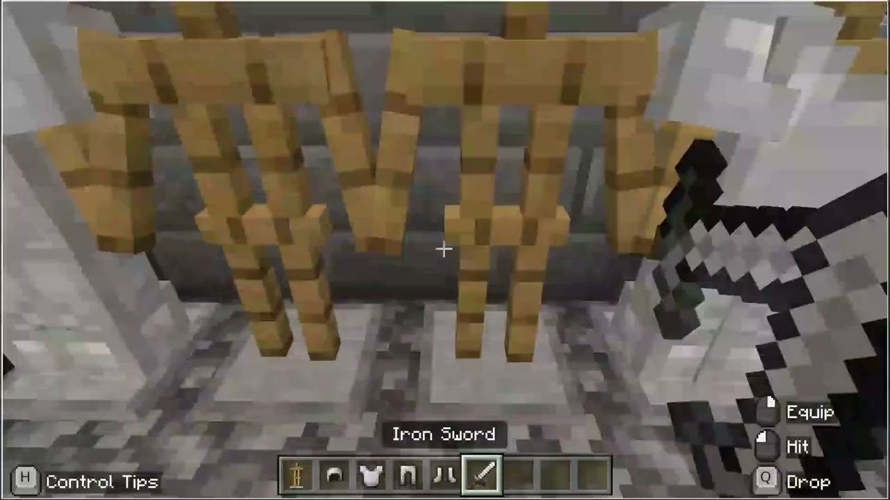 How to build the inside of a castle and a lava drawbridge in Minecraft