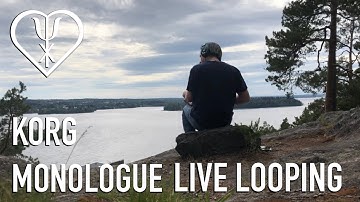 Korg Monologue outdoor live looping