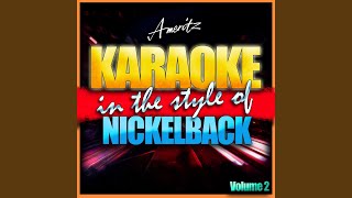 Too Bad (In the Style of Nickelback) (Instrumental Version)