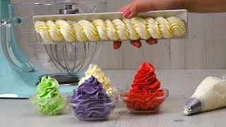 Perfect Firm and Delicious American-Style Buttercream - With Only 3 Ingredients