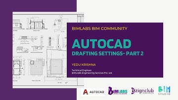 AutoCAD -  DRAFTING SETTINGS- PART 2 #Traning/33 #ENGLISH #BIMLABS