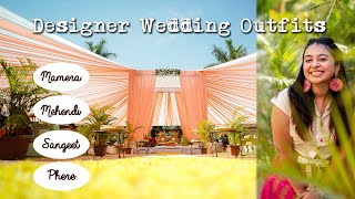 What I wore for my Sister's wedding | Outfit from scratch | Fashion Designer and Stylist