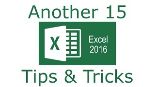 Another 15 Excel 2016 Tips and Tricks screenshot 2