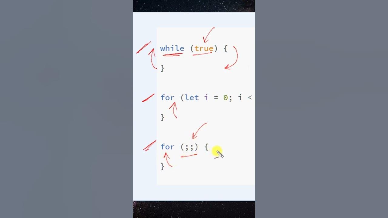 JavaScript Infinite Loop #shorts - YouTube