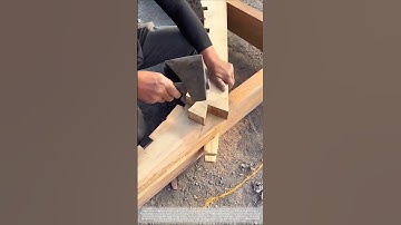 Mortise and tenon joint, dovetail tenon assembly process
