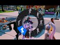 Emote Battle using 6 Item Shop Skins I did Every Emote and make people leave  (Party Royale)
