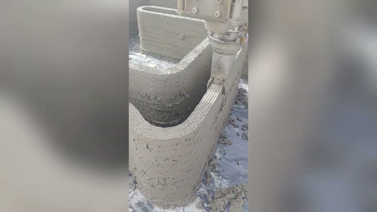 Raw 3D Concrete Printing Sounds 🎧 ASMR (No Talking)