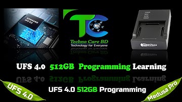 UFS 4.0 512 GB Programming Medusa Pro 2 UFS Dead Boot Repair TechnocareBD 4K