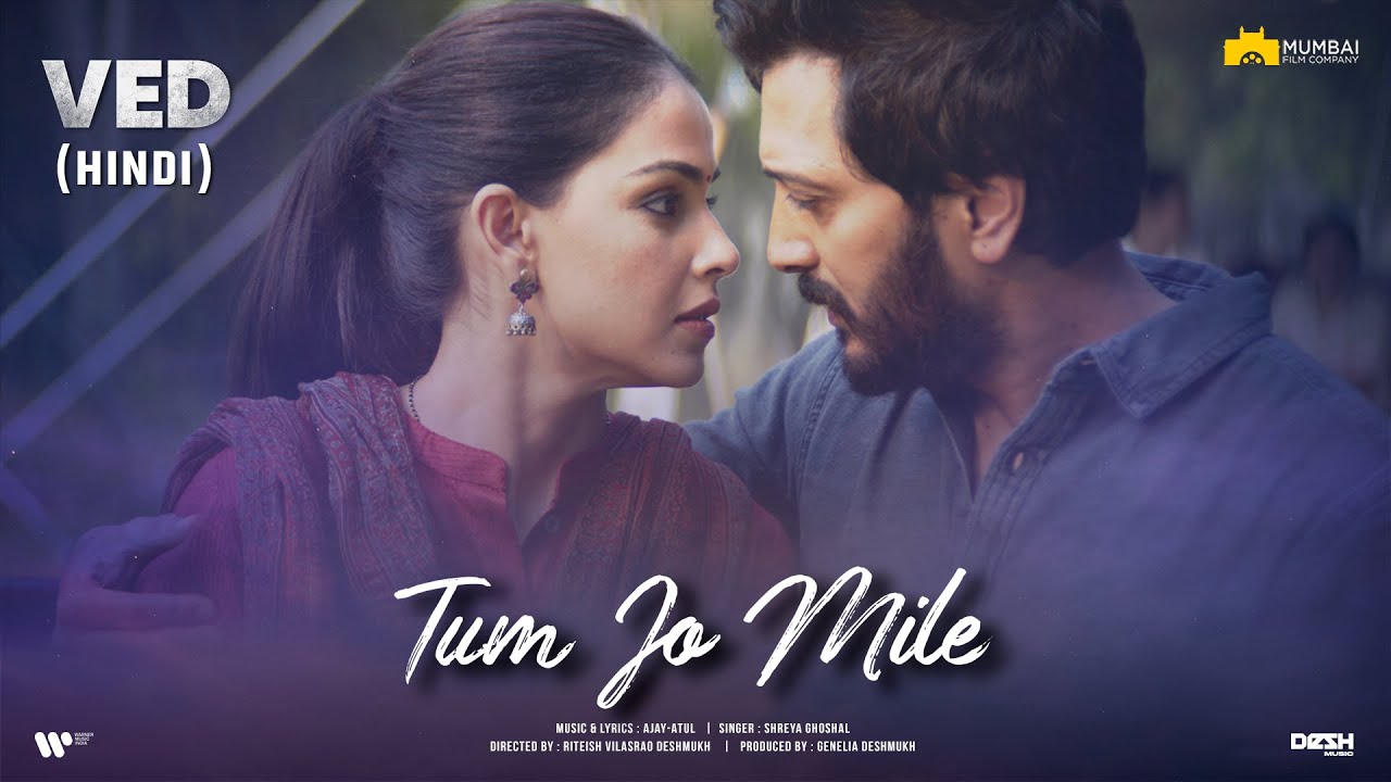 Tum Jo Mile - Hindi | VED | Riteish Deshmukh | Genelia Deshmukh