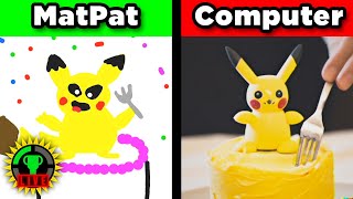 Can I BEAT A Computer At Art? | MatPat AI Art Challenge Wealth