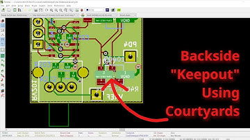 KiCad 5.0 - Backside "keepouts" using courtyards
