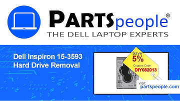 Dell Inspiron 15-3593 (P75F013) Hard Drive How-To Video Tutorial