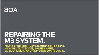 BOA | Repairing The M3 System