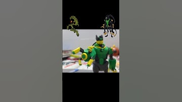 I made Feedback guy + Swapfire in Ben 10 #clay #sculpting #ben10  #ben10omniverse #anime #cartoon