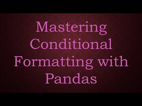 Mastering Conditional Formatting