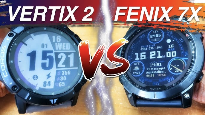 Coros Vertix 2 vs. Garmin Fenix 6X Pro