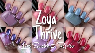 Zoya Thrive Spring 2018 Collection