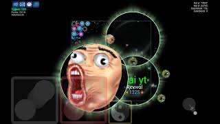 Nebulous.io | I got 100k mass in small map!!