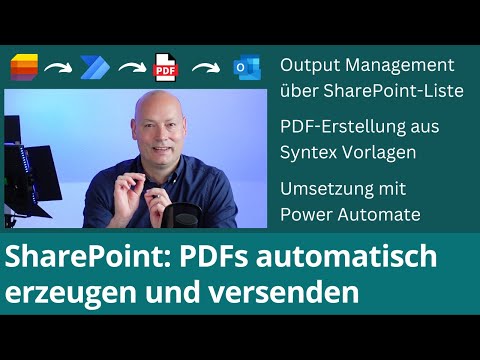 SharePoint Dokumentenmanagement: PDFs mit Lists, Power Automate und Syntex automatisch erstellen