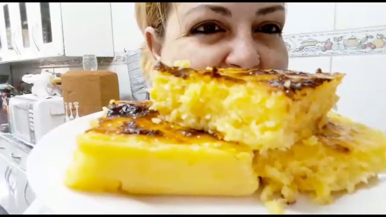 BOLO DE MILHO 3 INGREDIENTES/ VENHA PROVAR MINHA SENHORA , PURO CREME DO MILHO VERDE/PATRICIA FERREI
