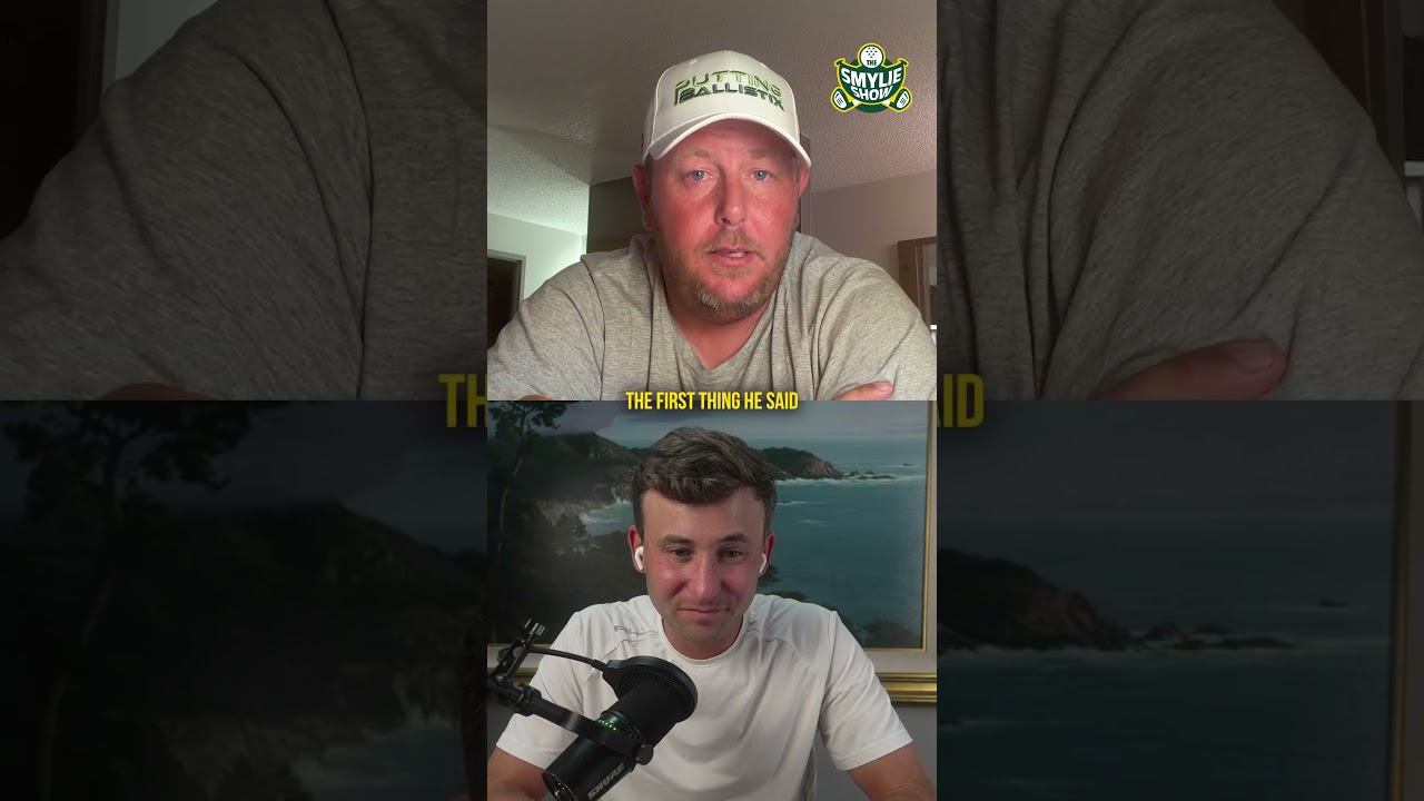 “Oh, I actually look like a good putter.” #pgatour #golf #golfrecap #shorts