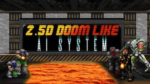 Doom 2.5D AI system for Unity