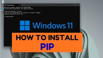 How to install PIP on Windows 11 in 2025 | install pip from get-pip.py