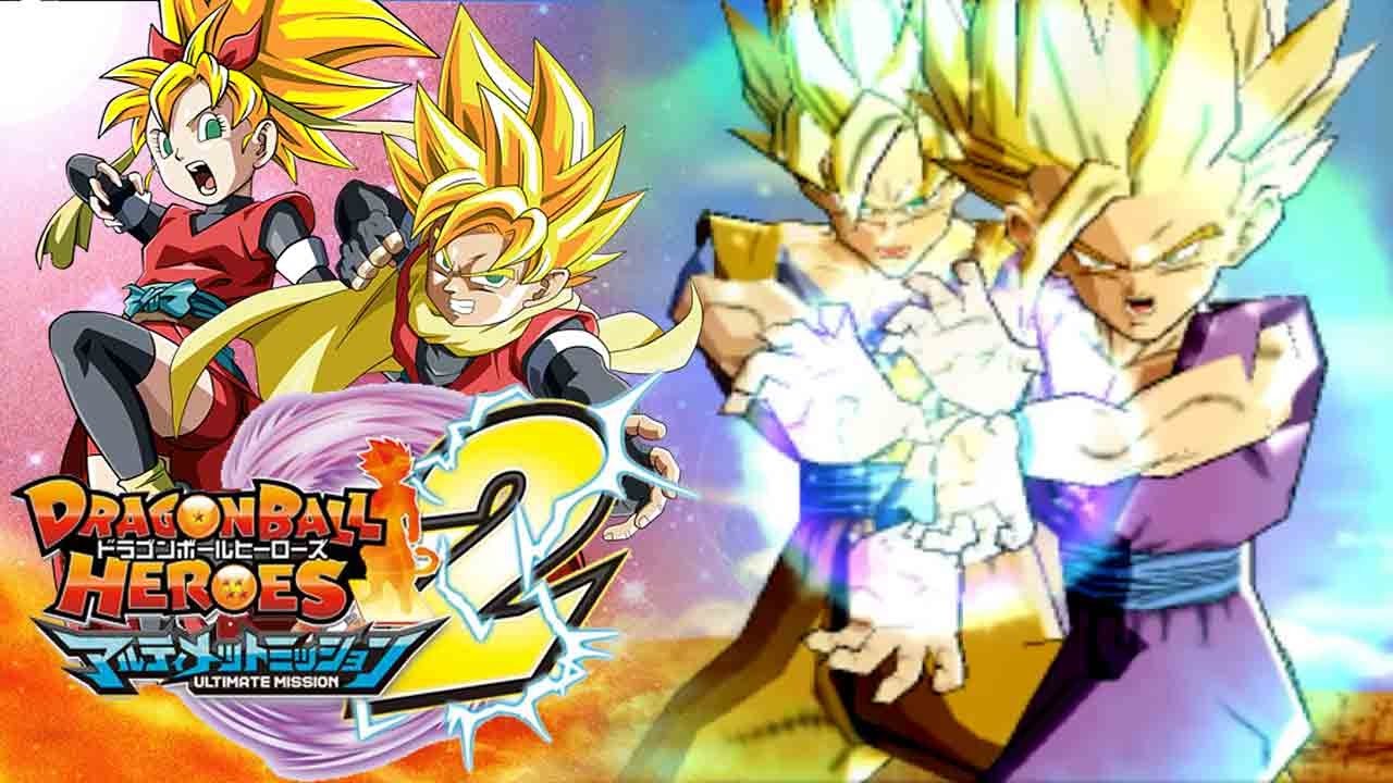 The Almighty Father Son Kamehameha Team Attack Dragon Ball Heroes Ultimate Mission 2 Gameplay Youtube - i am now a super saiyan roblox dragon ball project false infinity burst episode 2