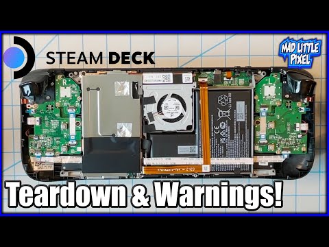 Valve Steam Deck TEARDOWN With A Lot Of WARNINGS! Don't Do It?!