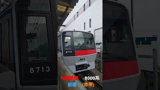 相模鉄道8000系二俣川駅発車