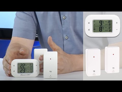 Thermomètre digital 2 canaux sans fil