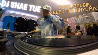 Funk, Boogie, Electro Vinyl Mix by DJ Shae Tue / Kobazz skate shop  vol 10.