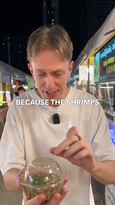 $2.17 dancing shrimp salad in Thailand πΉπ