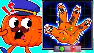 Why Do We Wash Our Hands? 🧼🤔🦠Don't Eat With Dirty Hands!🎵Pit & Penny Funny Stories 🥑