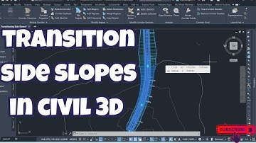 Transition Side Slopes or Daylights in Civil 3D 2025