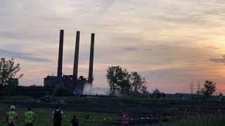 Smokestack Implosion at the Former Tonawanda Coke