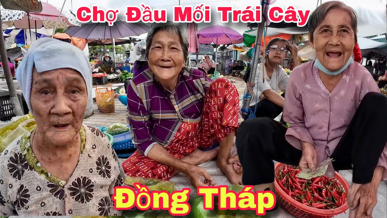 Chợ Đầu Mối Trái Cây Đồng Tháp Người Lớn Tuổi Khó Khăn Hạnh Phúc Nhận Quà Từ Mỹ | Khương Nhựt Minh