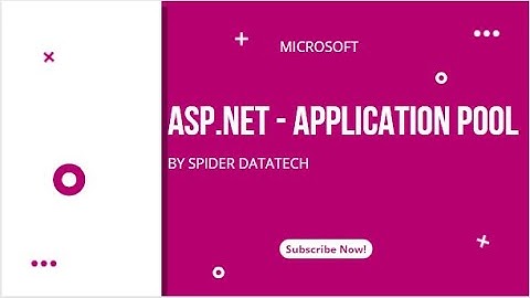 Microsoft ASP.NET - Application  Pool