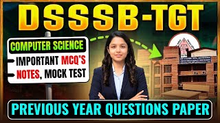 Delhi TGT Computer Science Previous Year Paper | DSSSB TGT Solved Question Paper | DSSSB TGT Classes screenshot 2