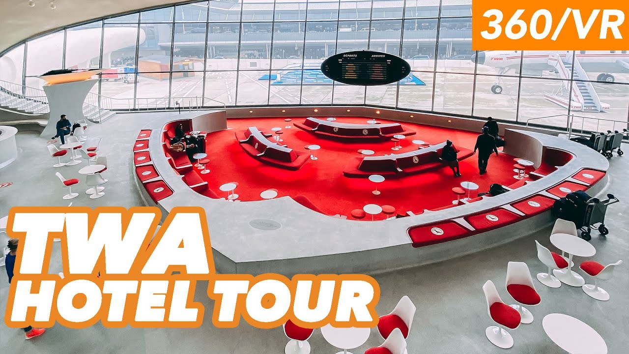 Twa Virtual Virtual Tour of TWA Hotel (360/VR) - YouTube