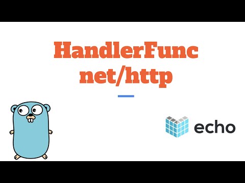 RESTful API in Golang using Echo - HandlerFunc net/http