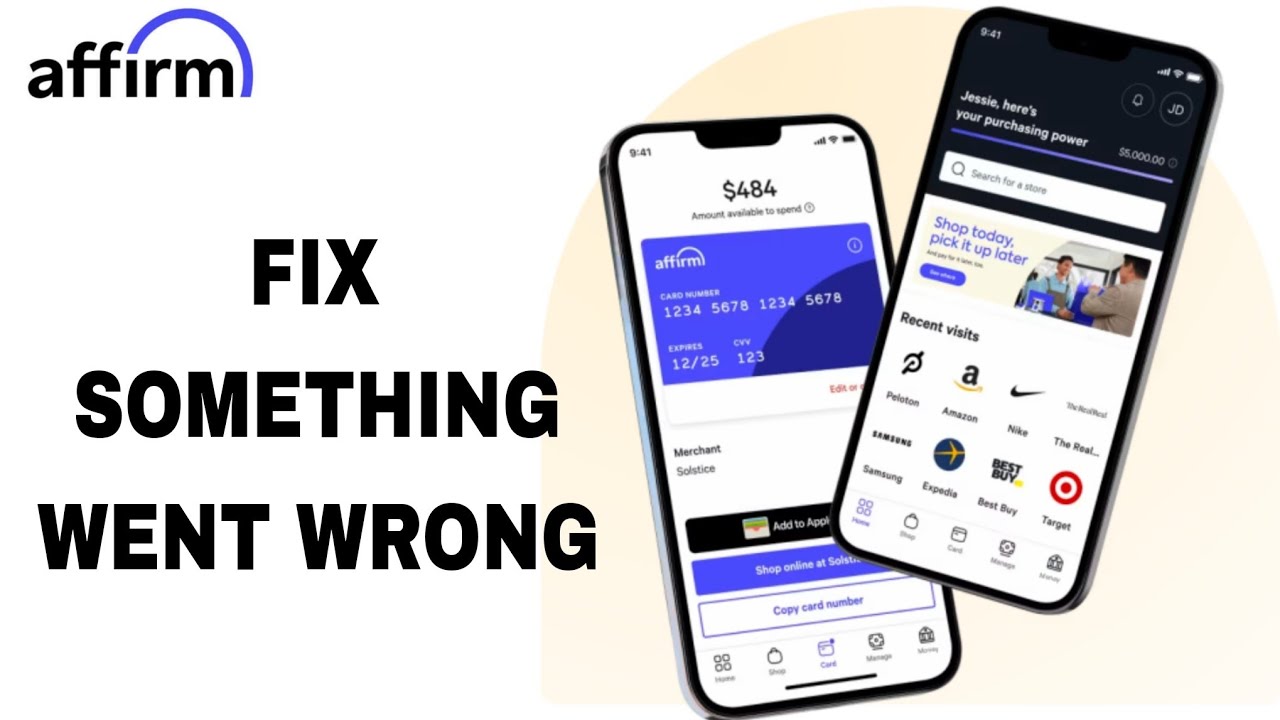 How To Fix And Solve Something Went Wrong On Affirm App | Final ...