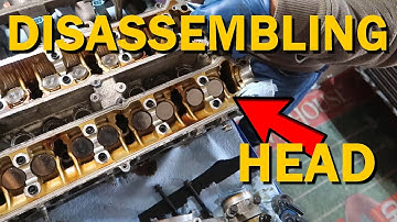 Disassembling Engine Head Valves, Retainers and Springs - 2JZ to E46 Conversion