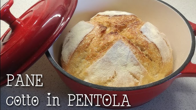 Pentole per la cottura del pane #pane #panefattoincasa #impasto 